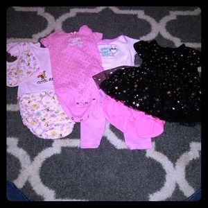 8 piece baby girl bundle (bundle #7)